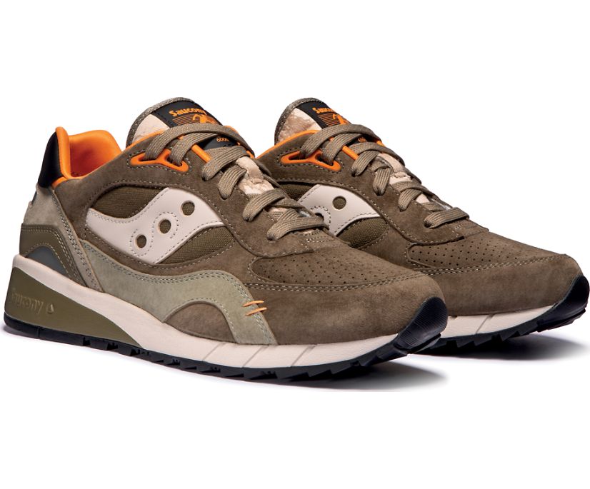 Női Saucony Shadow 6000 Destination Unknown Originals Olivazöld Narancssárga | HU 067JPQ